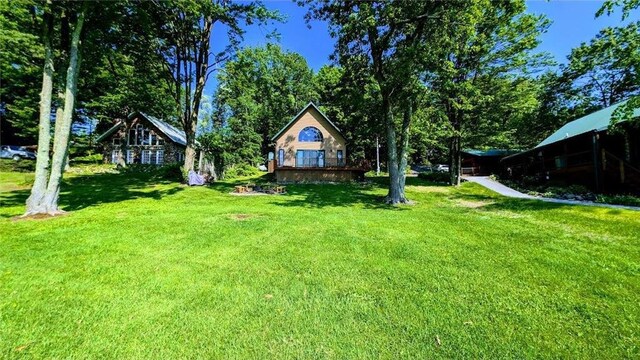 W6741 Lakewood Blvd, Ladysmith, WI 54848 - view of green lawn
