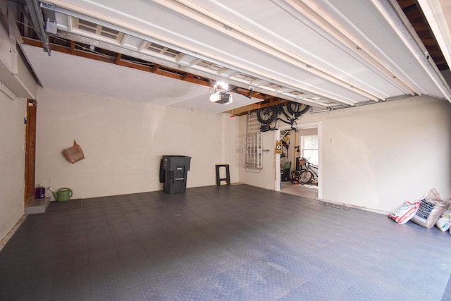 1135 W Walworth Ave, Whitewater, WI 53190 - garage featuring a garage door opener