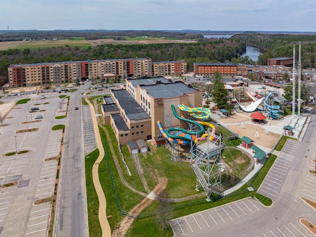 2411 River Rd Unit 2311, Wisconsin Dells, WI 53965 - bird's eye view of a recreational park and a nearby body of water