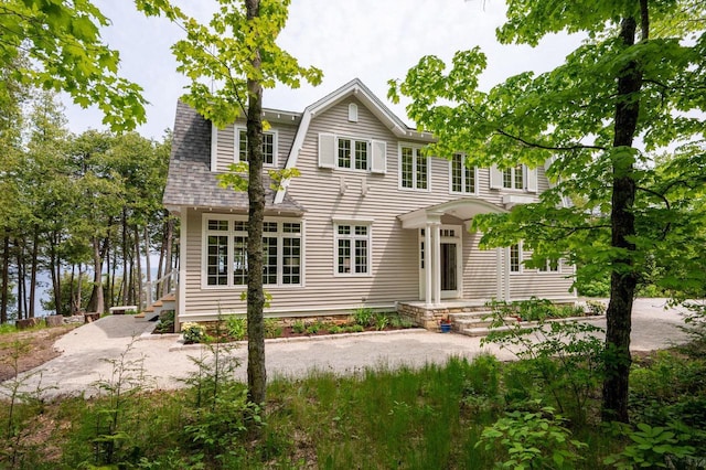 1124 Garrett Bay Rd, Ellison Bay, WI 54210 - view of front of property with roof with shingles