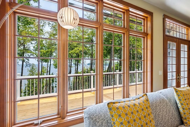 1124 Garrett Bay Rd, Ellison Bay, WI 54210 - doorway to outside with plenty of natural light