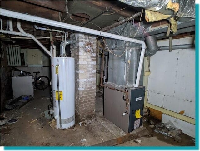 3623 N 1st St Unit 3623A, Milwaukee, WI 53212 - utilities with water heater and heating unit