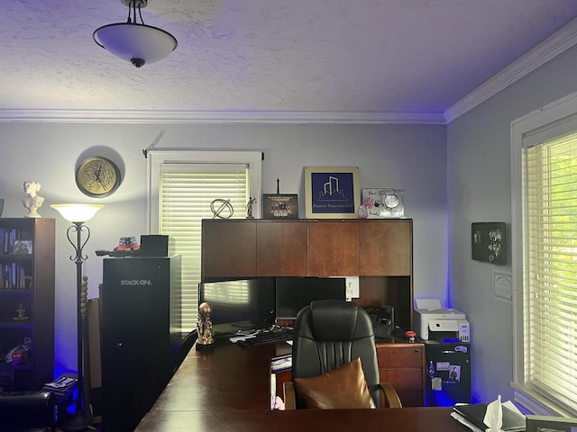 152 Hoyt St, Fond Du Lac, WI 54935 - office featuring crown molding