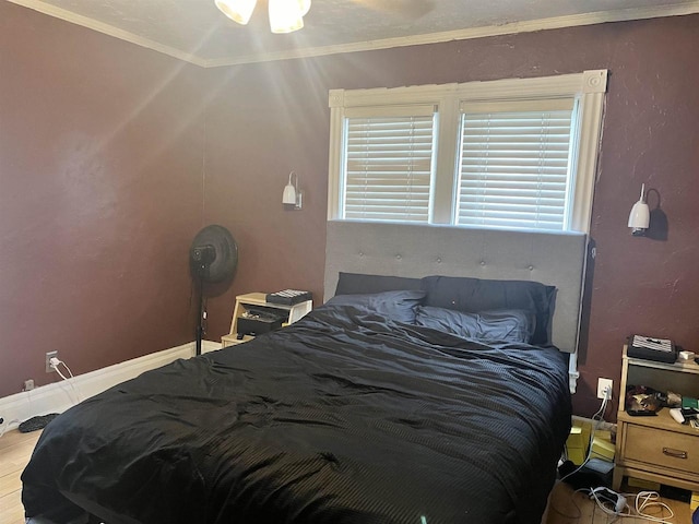 152 Hoyt St, Fond Du Lac, WI 54935 - bedroom featuring crown molding