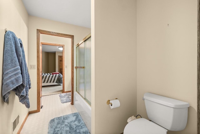 2621 Russet Dr, Plover, WI 54467 - bathroom with an enclosed shower and toilet