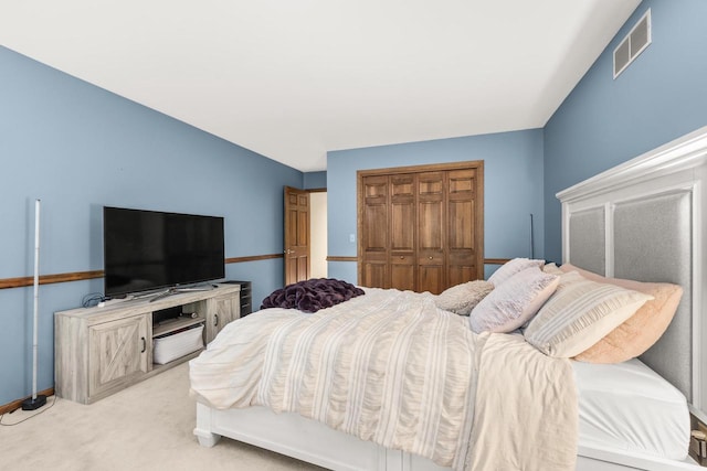 2621 Russet Dr, Plover, WI 54467 - carpeted bedroom with a closet