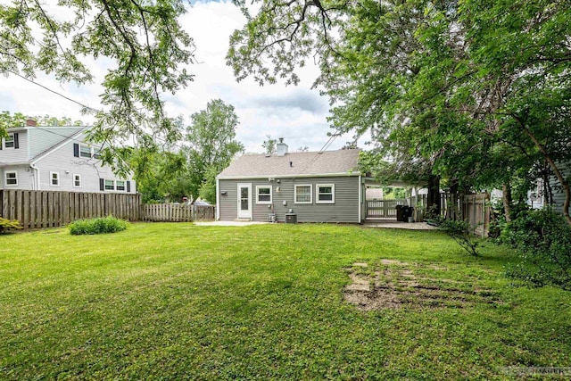 29 S Midvale Blvd, Madison, WI 53705 - back of property with a fenced backyard and a patio