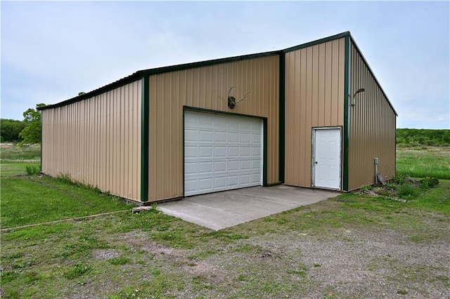 2329 Sand Rd, Shell Lake, WI 54871 - view of detached garage
