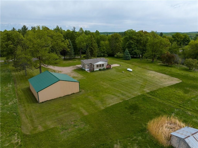 2329 Sand Rd, Shell Lake, WI 54871 - overview of rural landscape