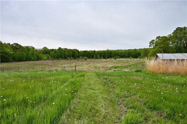 2329 Sand Rd, Shell Lake, WI 54871 - view of yard featuring a view of countryside