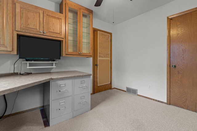 805 N Canterbury Dr, Appleton, WI 54915 - unfurnished office featuring carpet and ceiling fan