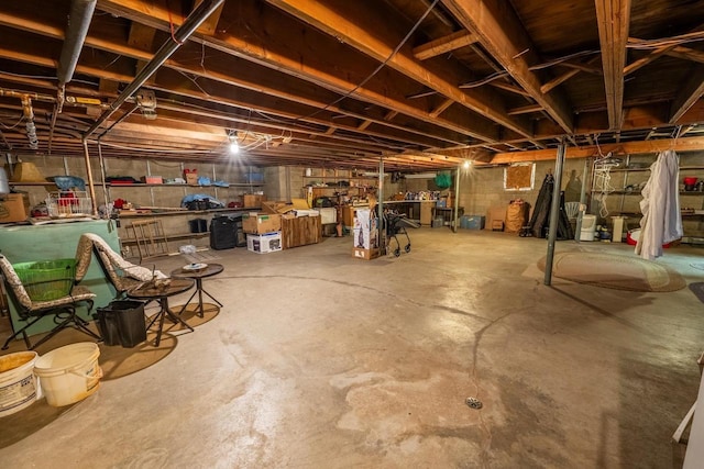 8420 Southview Dr, Crandon, WI 54520 - view of unfinished below grade area