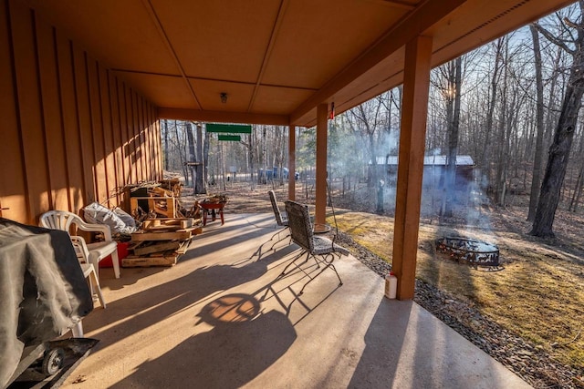 8420 Southview Dr, Crandon, WI 54520 - view of patio