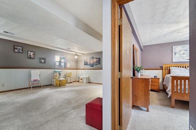 1434 Alcan Dr, Menasha, WI 54952 - carpeted bedroom with wainscoting