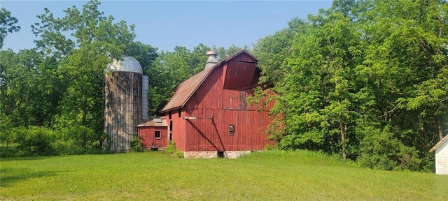 N3598 Nichols Rd, Black River Falls, WI 54615 - view of barn featuring a yard