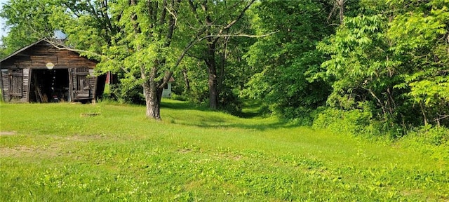 N3598 Nichols Rd, Black River Falls, WI 54615 - view of yard with an outdoor structure