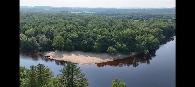 N3598 Nichols Rd, Black River Falls, WI 54615 - drone / aerial view of a large body of water and a forest