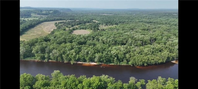 N3598 Nichols Rd, Black River Falls, WI 54615 - aerial view of a nearby body of water and a heavily wooded area