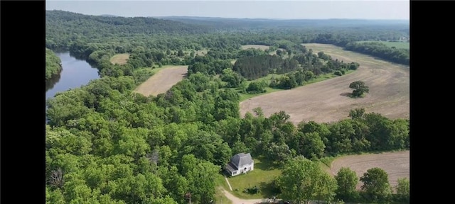 N3598 Nichols Rd, Black River Falls, WI 54615 - bird's eye view of a heavily wooded area and a nearby body of water