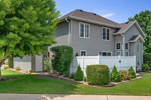 2641 13th Ct, La Crosse, WI 54601 - rear view of house with roof with shingles