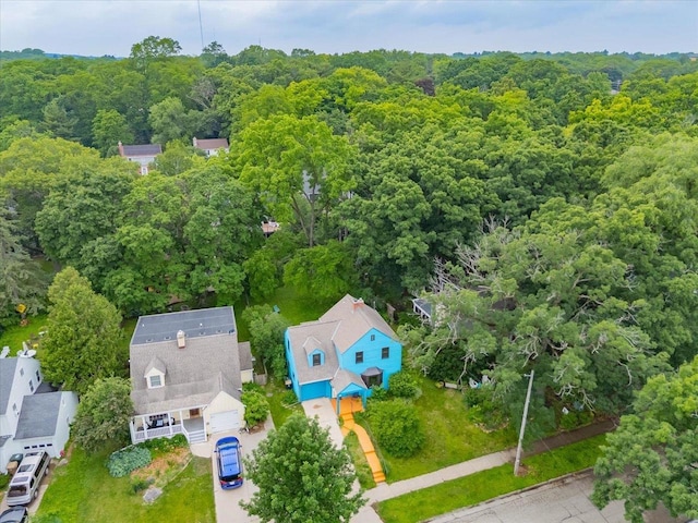 818 Ottawa Trl, Madison, WI 53711 - bird's eye view of a forest