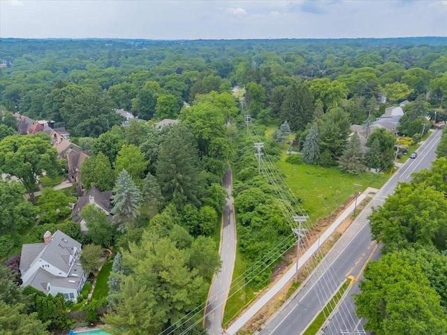 818 Ottawa Trl, Madison, WI 53711 - aerial view of property and surrounding area with a heavily wooded area