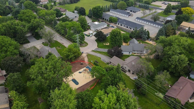 1341 Fieldstone Ct, Neenah, WI 54956 - aerial perspective of suburban area
