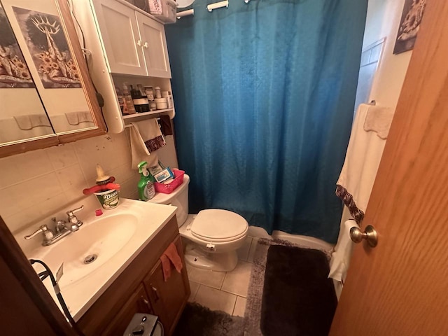 2342 Allied Dr Unit 2, Madison, WI 53711 - bathroom featuring vanity, tile patterned flooring, and a shower with curtain