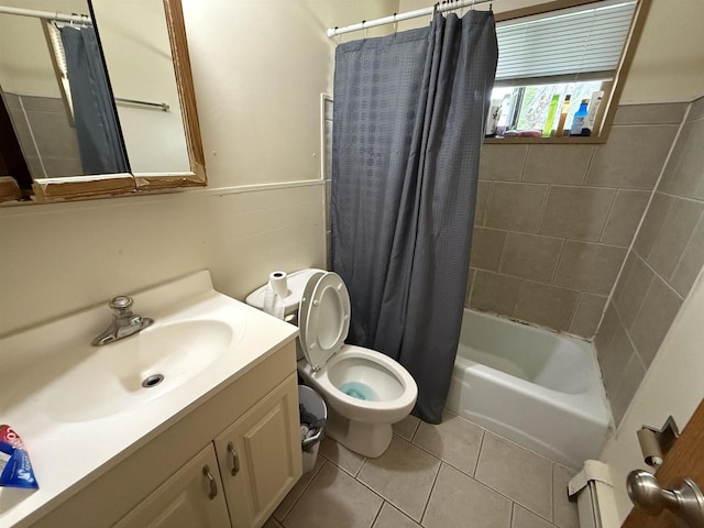2342 Allied Dr Unit 4, Madison, WI 53711 - bathroom featuring vanity, tile patterned floors, and shower / tub combo