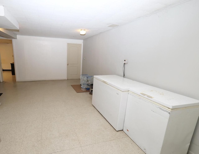 3315 E Allerton Ave, Cudahy, WI 53110 - washroom featuring independent washer and dryer and light floors