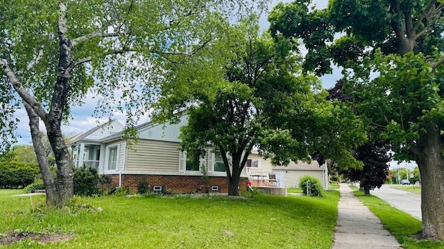 3315 E Allerton Ave, Cudahy, WI 53110 - view of home's exterior featuring a yard