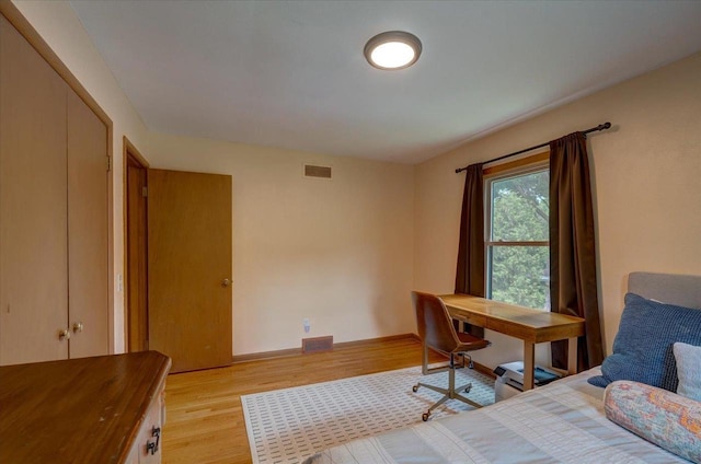 5043 Marathon Dr, Madison, WI 53705 - bedroom featuring light wood-style floors