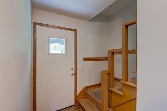 5043 Marathon Dr, Madison, WI 53705 - doorway to outside with stairs