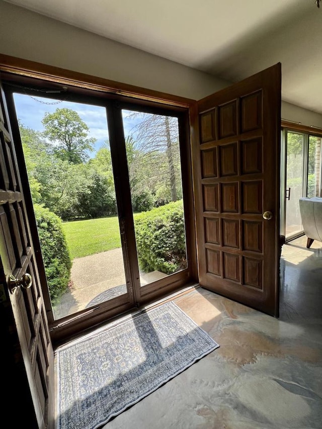 5116 S 84th St, Greendale, WI 53129 - entryway with concrete flooring