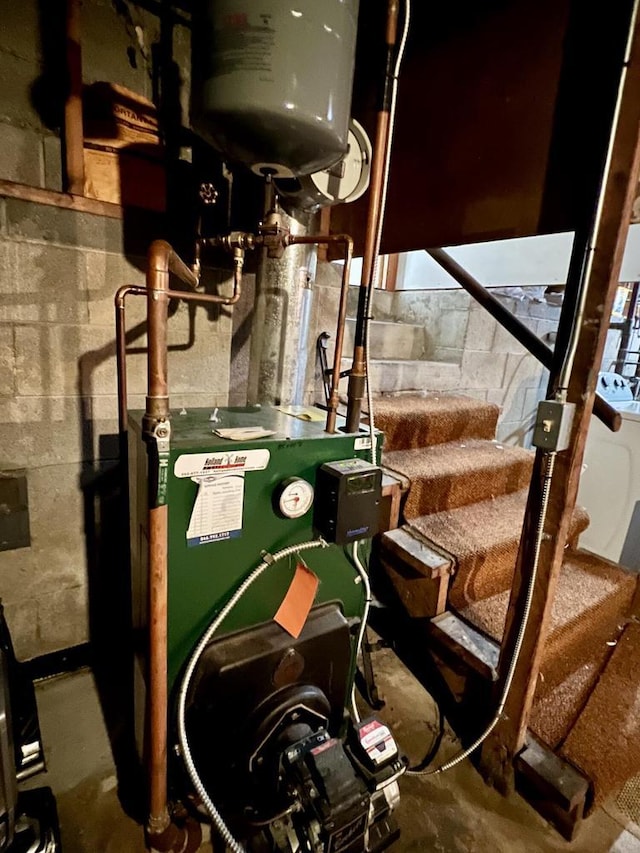 5116 S 84th St, Greendale, WI 53129 - utility room featuring a heating unit