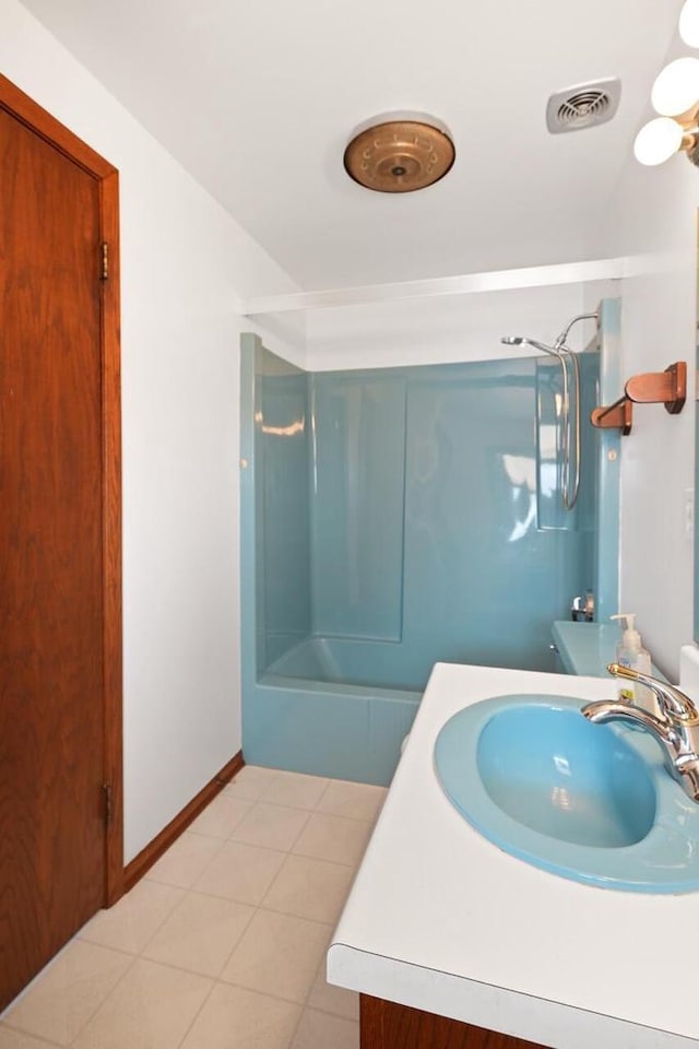 324 E Market St, Burlington, WI 53105 - bathroom with shower / bath combination and vanity