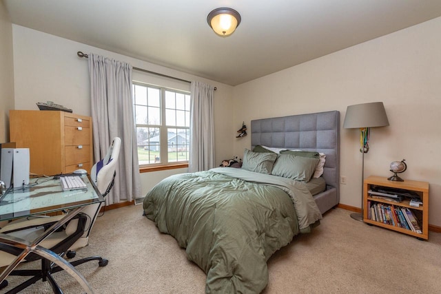 431 Thurow Dr, Oconomowoc, WI 53066 - bedroom featuring light carpet and a desk