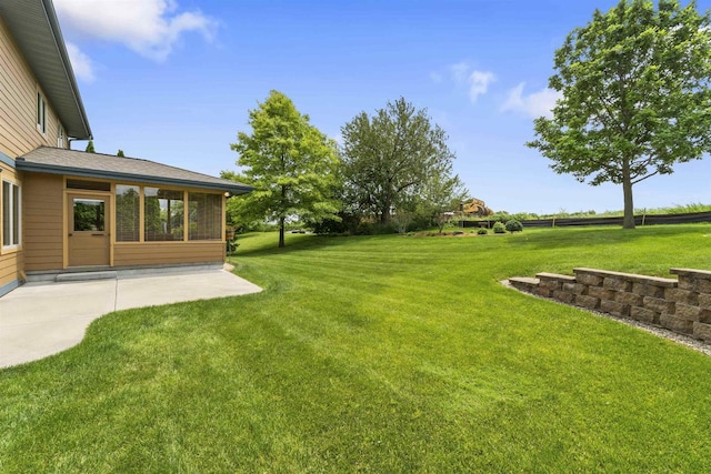 7131 Caneel Trl, Middleton, WI 53562 - view of grassy yard with a patio