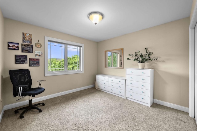 7131 Caneel Trl, Middleton, WI 53562 - living area with baseboards and light carpet