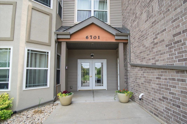 6701 Fairhaven Rd Unit 202, Madison, WI 53719 - property entrance with french doors