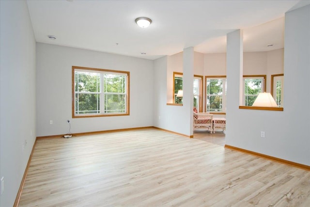 6701 Fairhaven Rd Unit 202, Madison, WI 53719 - empty room featuring wood finished floors and baseboards