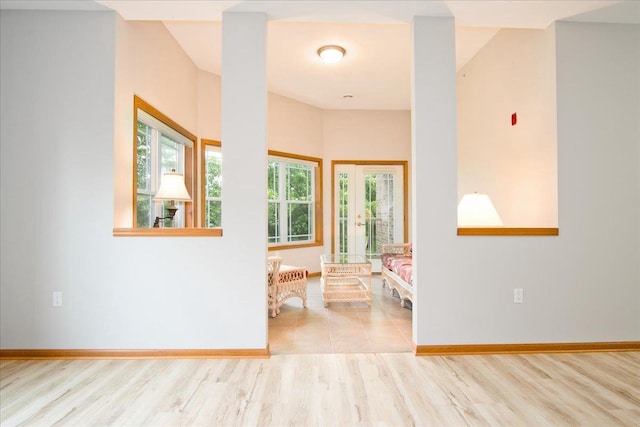 6701 Fairhaven Rd Unit 202, Madison, WI 53719 - empty room with wood finished floors and baseboards