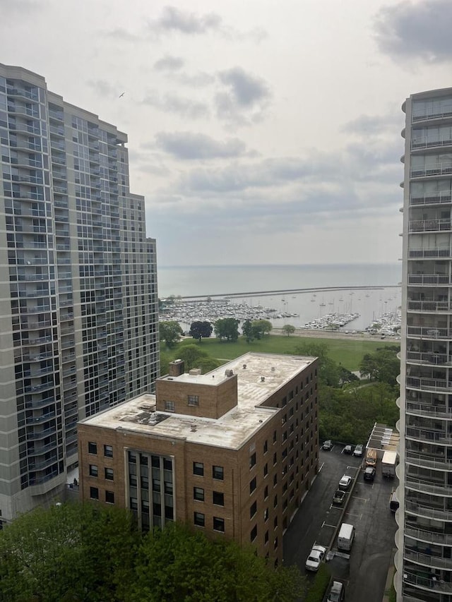 1633 N Prospect Ave Unit 18F, Milwaukee, WI 53202 - water view with nearby urban area