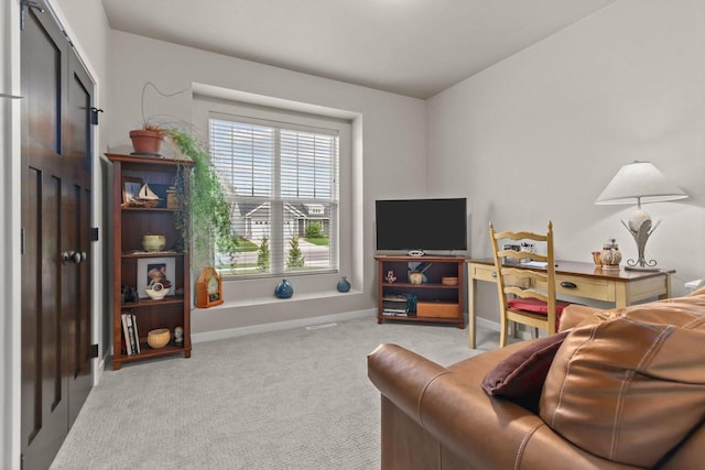 N9225 Constellation Dr, Appleton, WI 54915 - living area featuring carpet flooring and baseboards