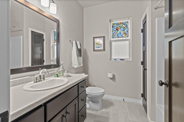 N9225 Constellation Dr, Appleton, WI 54915 - bathroom featuring vanity and toilet