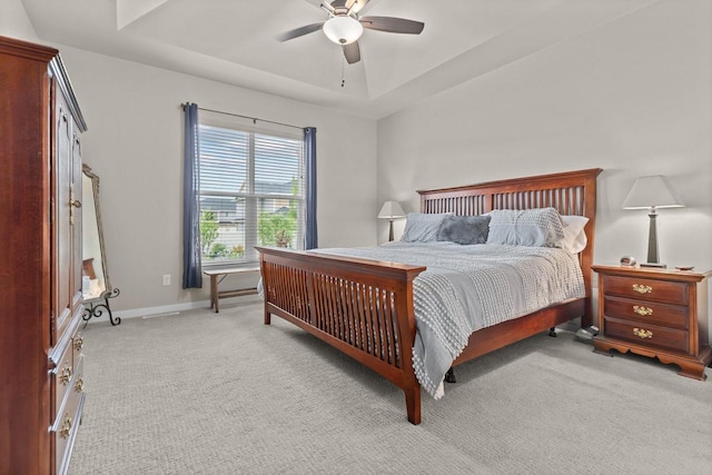 N9225 Constellation Dr, Appleton, WI 54915 - bedroom featuring light colored carpet and a ceiling fan