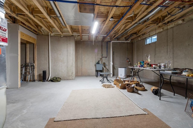 N9225 Constellation Dr, Appleton, WI 54915 - below grade area featuring a sink