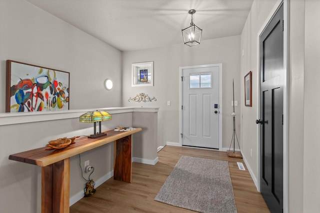 N9225 Constellation Dr, Appleton, WI 54915 - foyer entrance with wood finished floors and baseboards