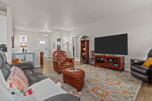 N9225 Constellation Dr, Appleton, WI 54915 - living area with wood finished floors