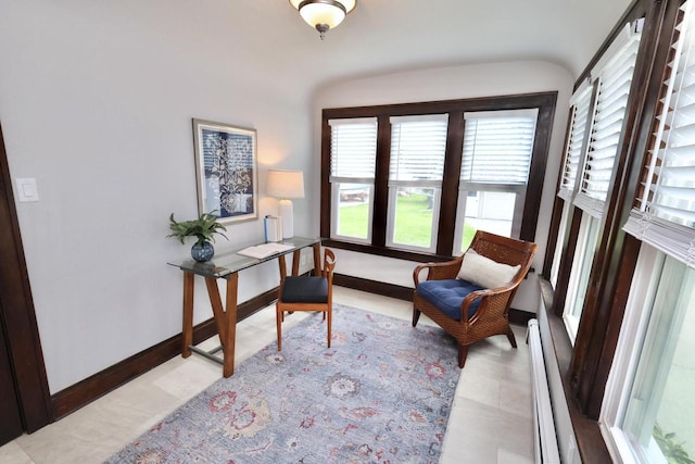 1522 S Sunny Slope Rd, New Berlin, WI 53151 - office with baseboard heating and baseboards